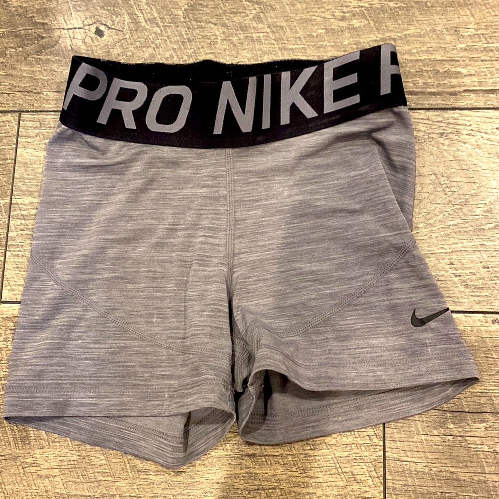 gray womens xs nike pros